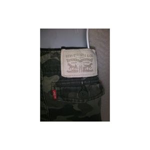 Boys levi strauss camo pants size